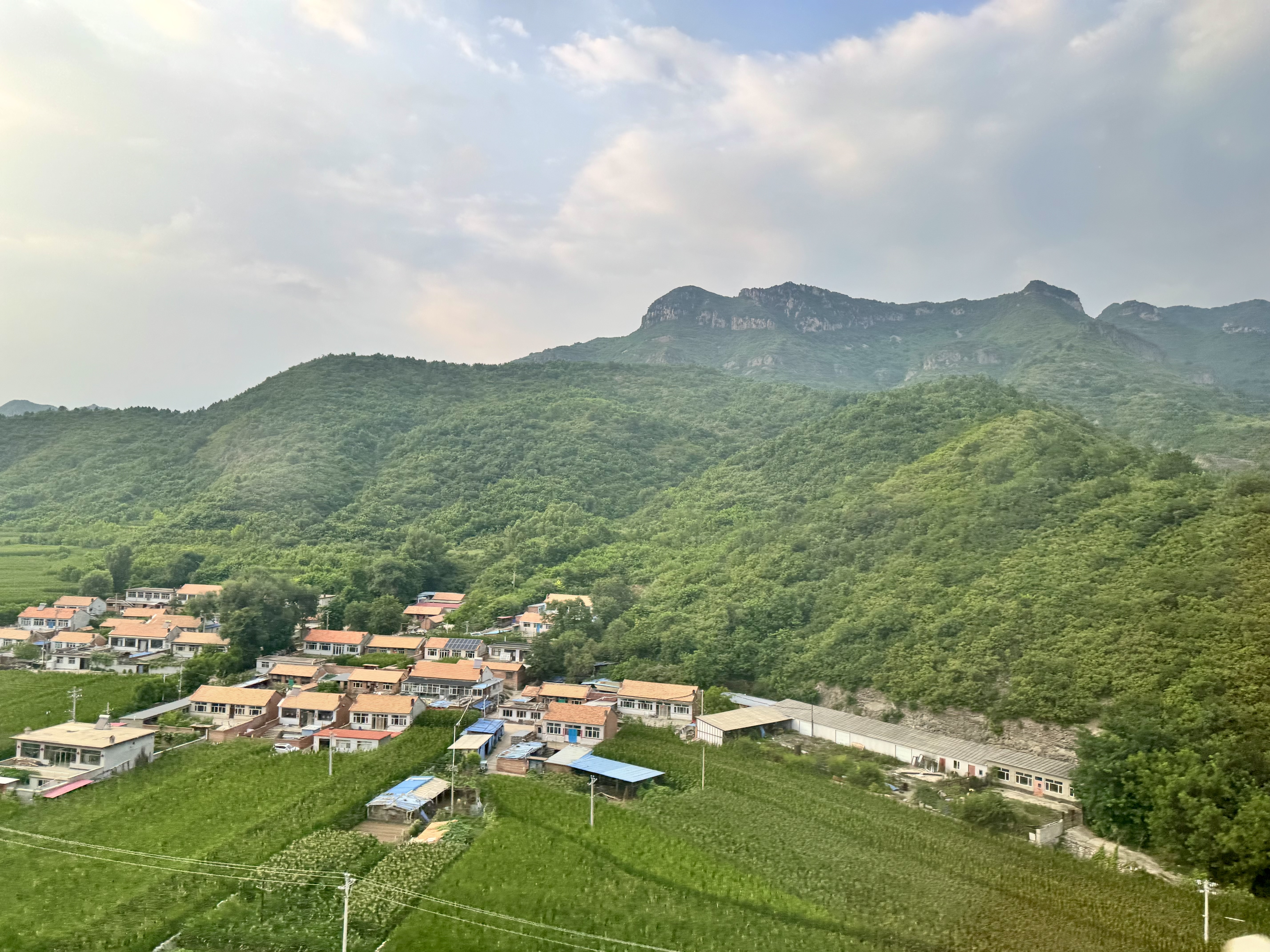 View from the train to Chifeng